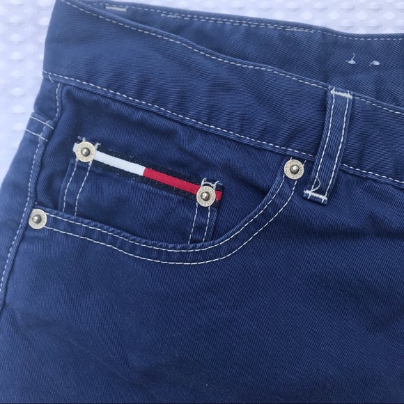 TOMMY HILFIGER Blue Vintage Shorts - Picture 3 of 7